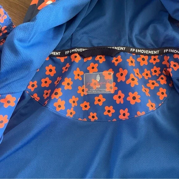 Free People Singin' In The Rain Printed Packable Jacket Raincoat - Picture 8 of 9